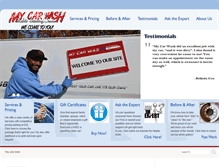 Tablet Screenshot of mycarwashllc.com